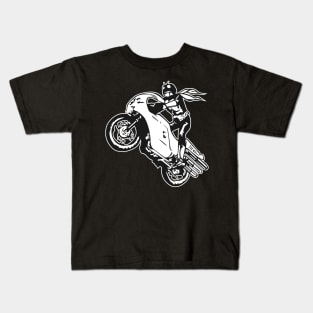 It's rider time and who cares Kids T-Shirt